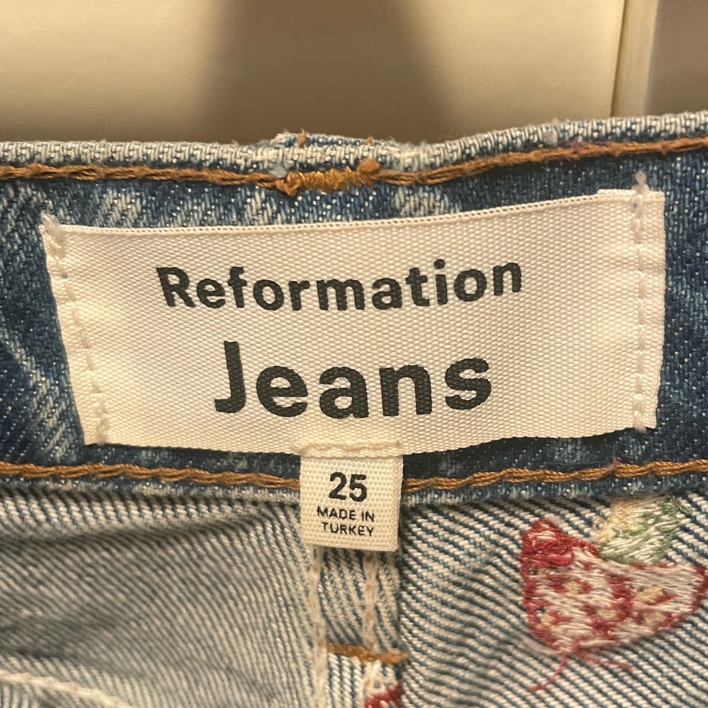 Reformation Mushroom Jeans - Picture 2 of 3